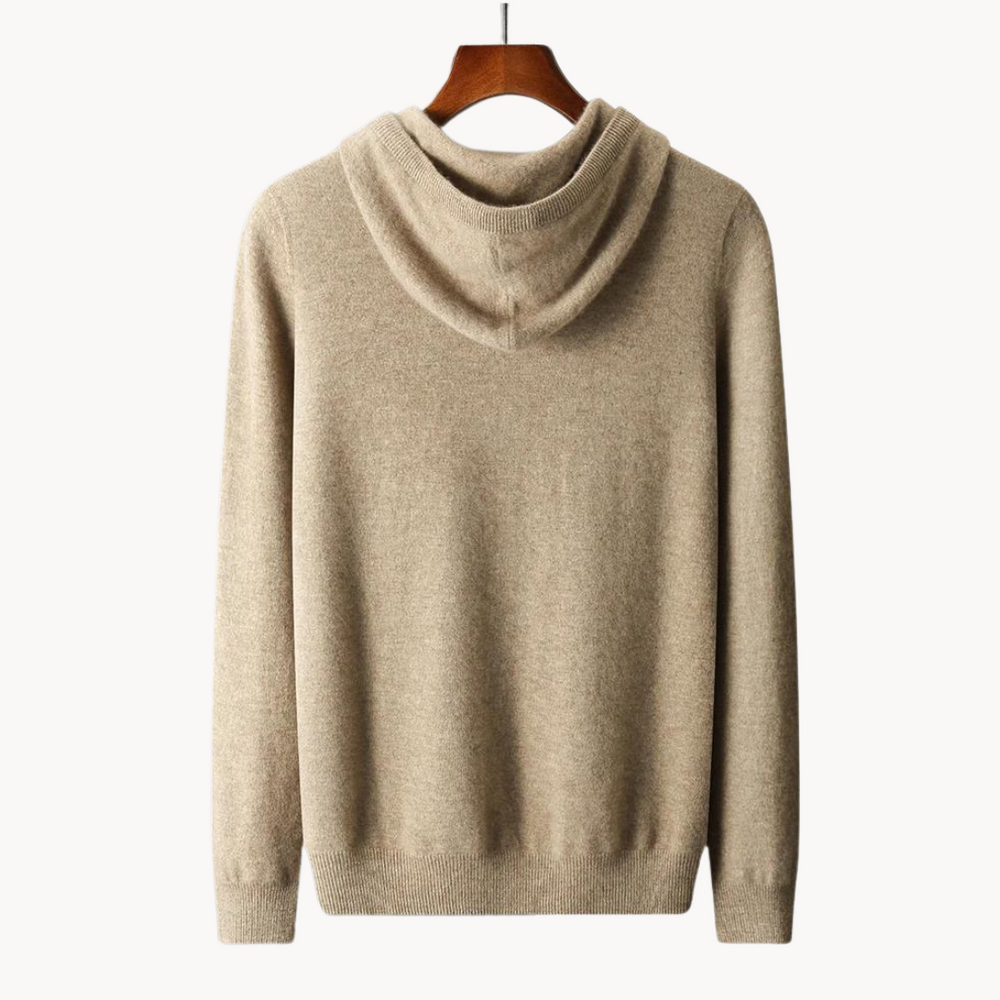 Glacier Merino Wool Hoodie - Sweater CASA LARO MEN