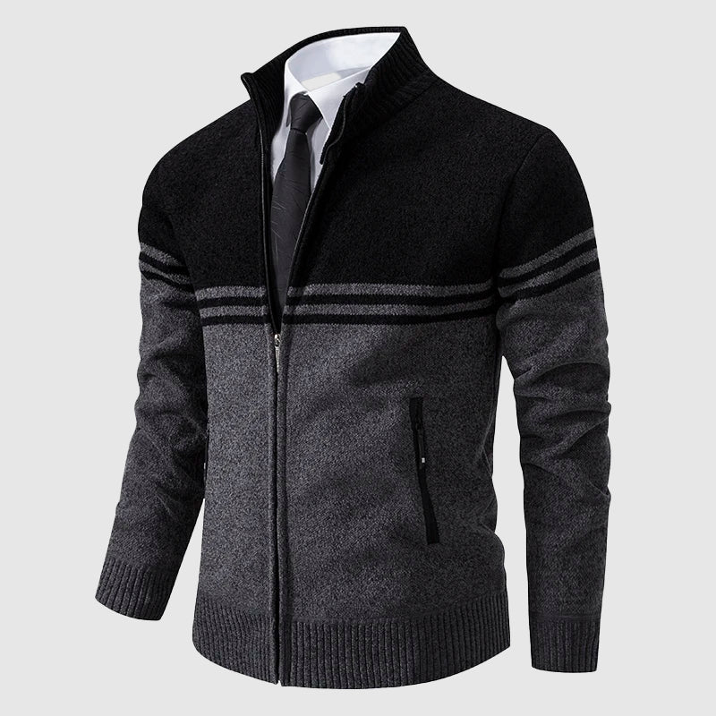 Harper Zip Front - Cardigan CASA LARO MEN