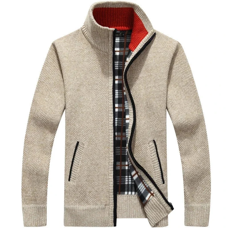 Henley Fleece - Cardigan CASA LARO MEN