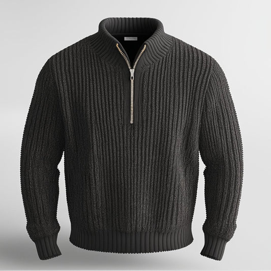 Highland Knit Quarter-Zip - Sweater CASA LARO MEN