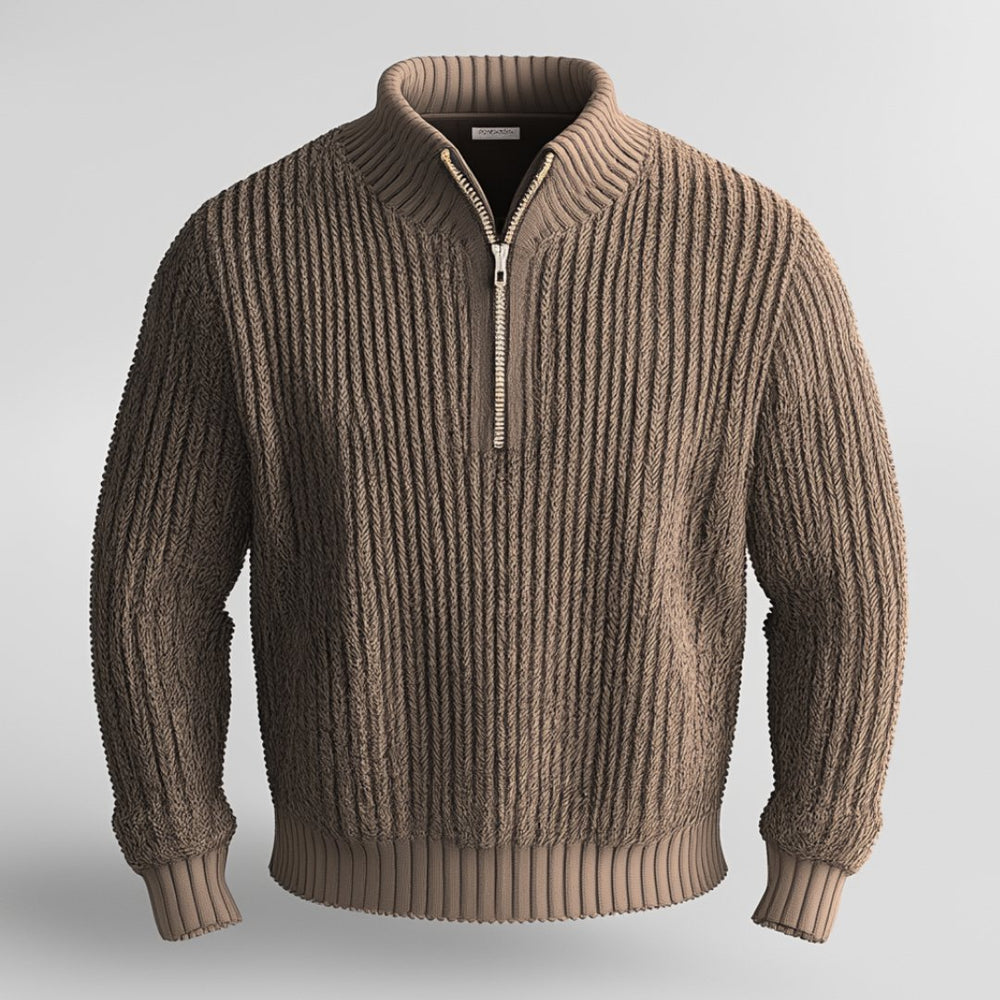 Highland Knit Quarter-Zip - Sweater CASA LARO MEN