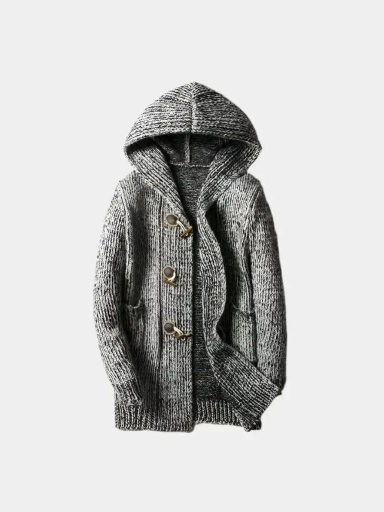 Himalaya Knit Hooded Jacket - Casa  Laro CASA LARO