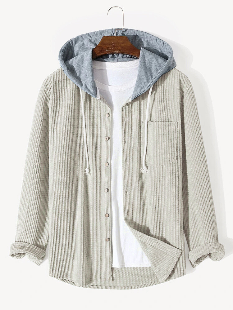 Hooded Corduroy - Jacket CASA LARO MEN