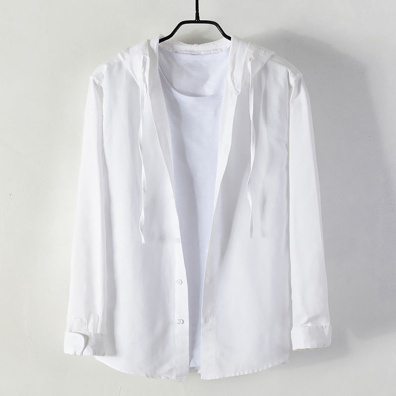 Hooded Linen - Shirt CASA LARO
