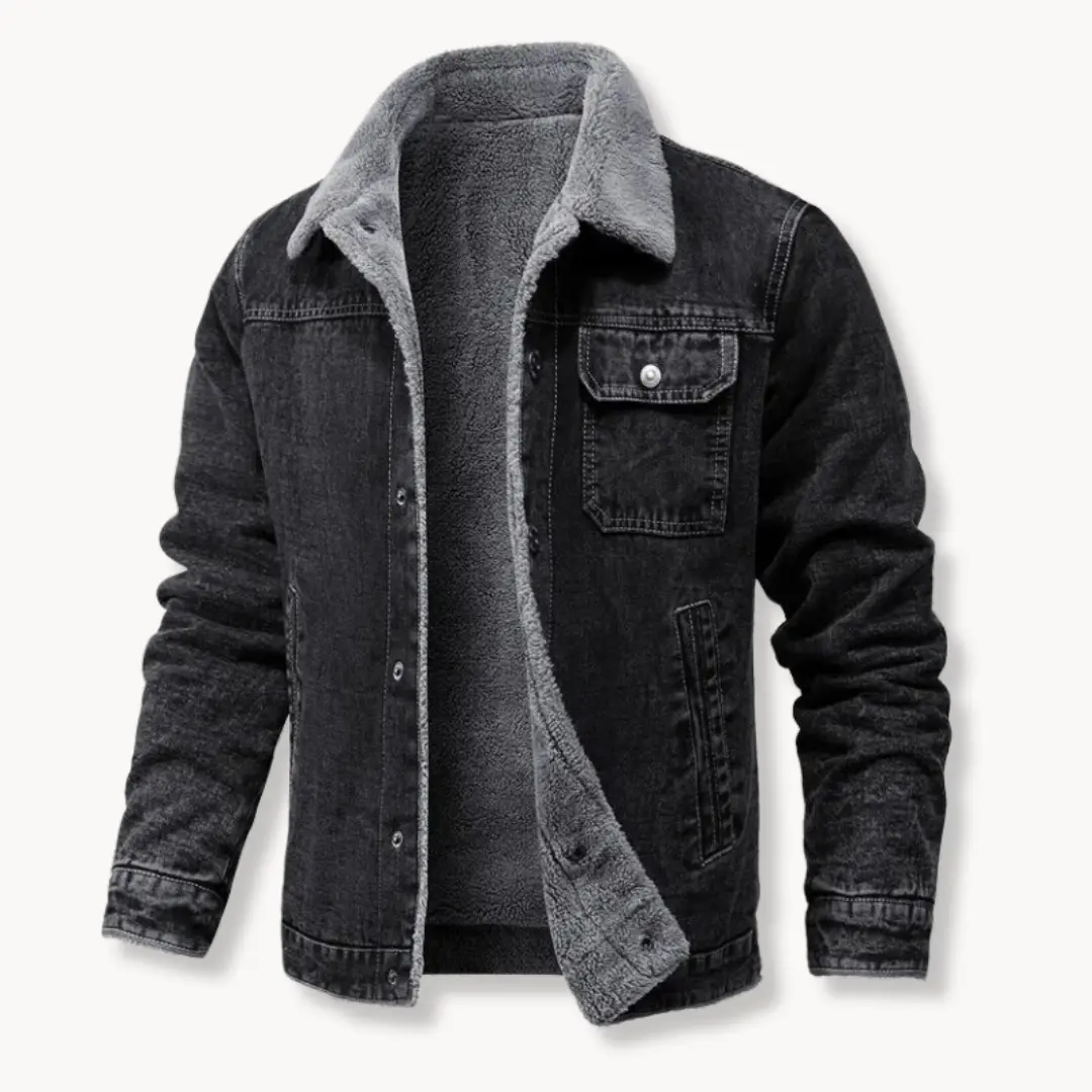 Houston Washed Blue Denim Trucker - Jacket CASA LARO