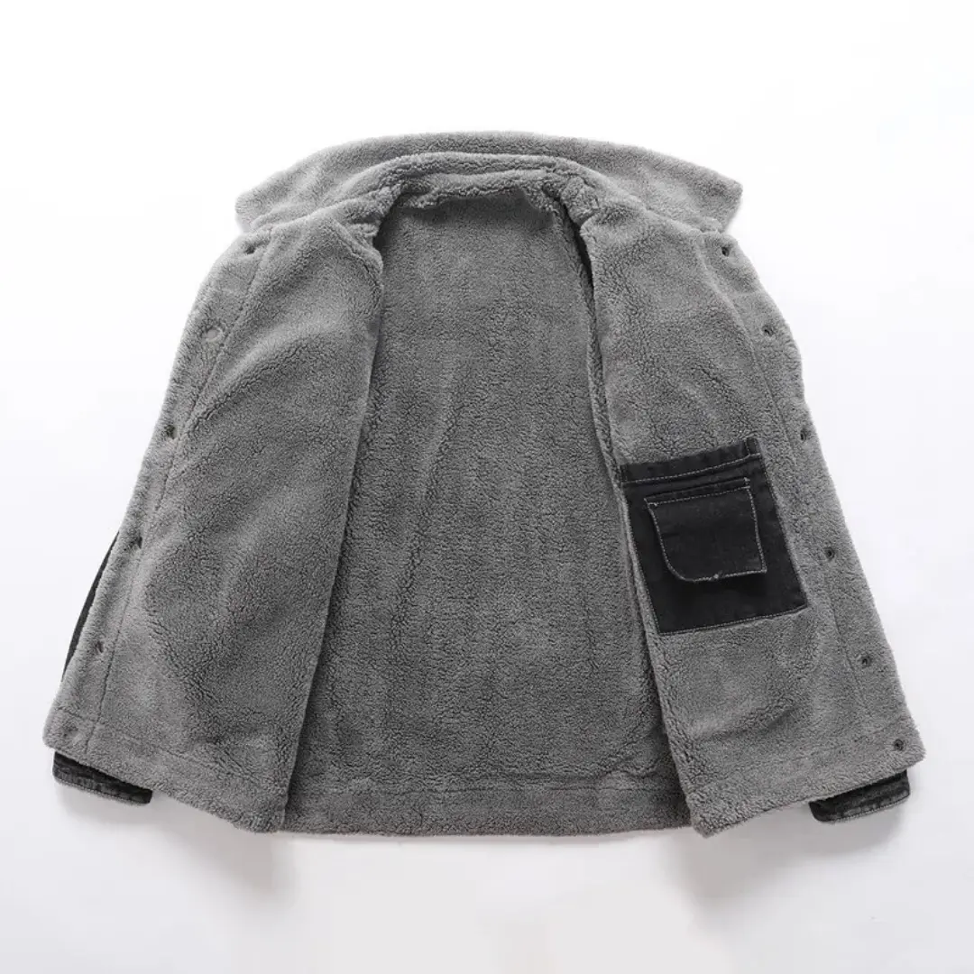 Houston Washed Blue Denim Trucker - Jacket CASA LARO