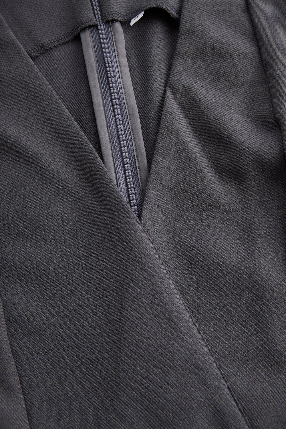 Sophisticated Sleeveless Peplum Jumpsuit In Charcoal Gray SN