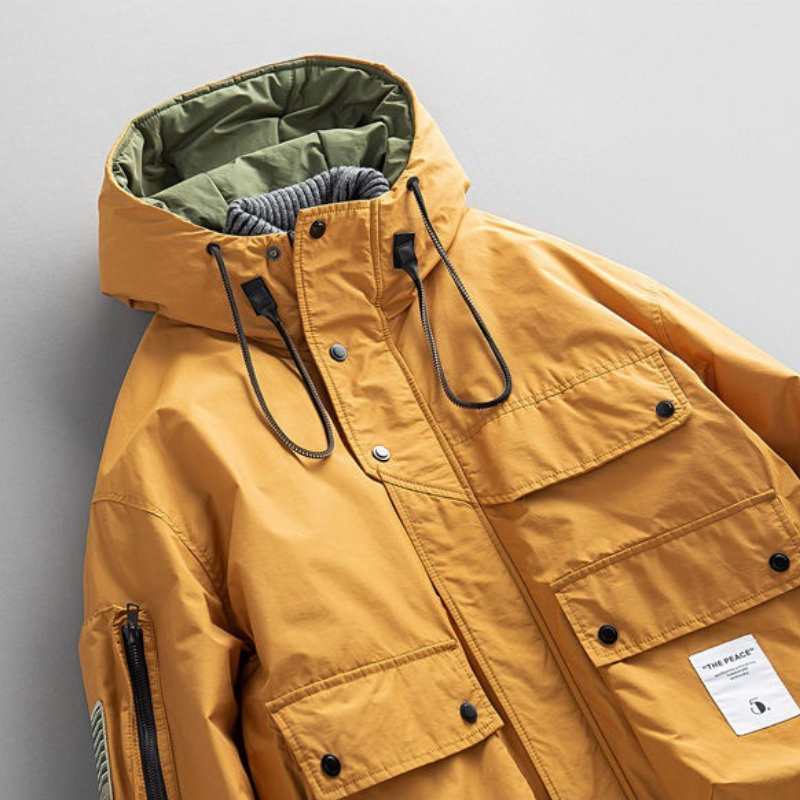 Insulated Hooded Water-Resistant - Parka CASA LARO MEN