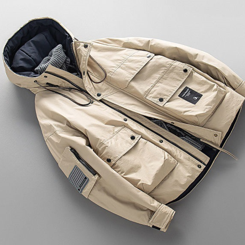 Insulated Hooded Water-Resistant - Parka CASA LARO MEN