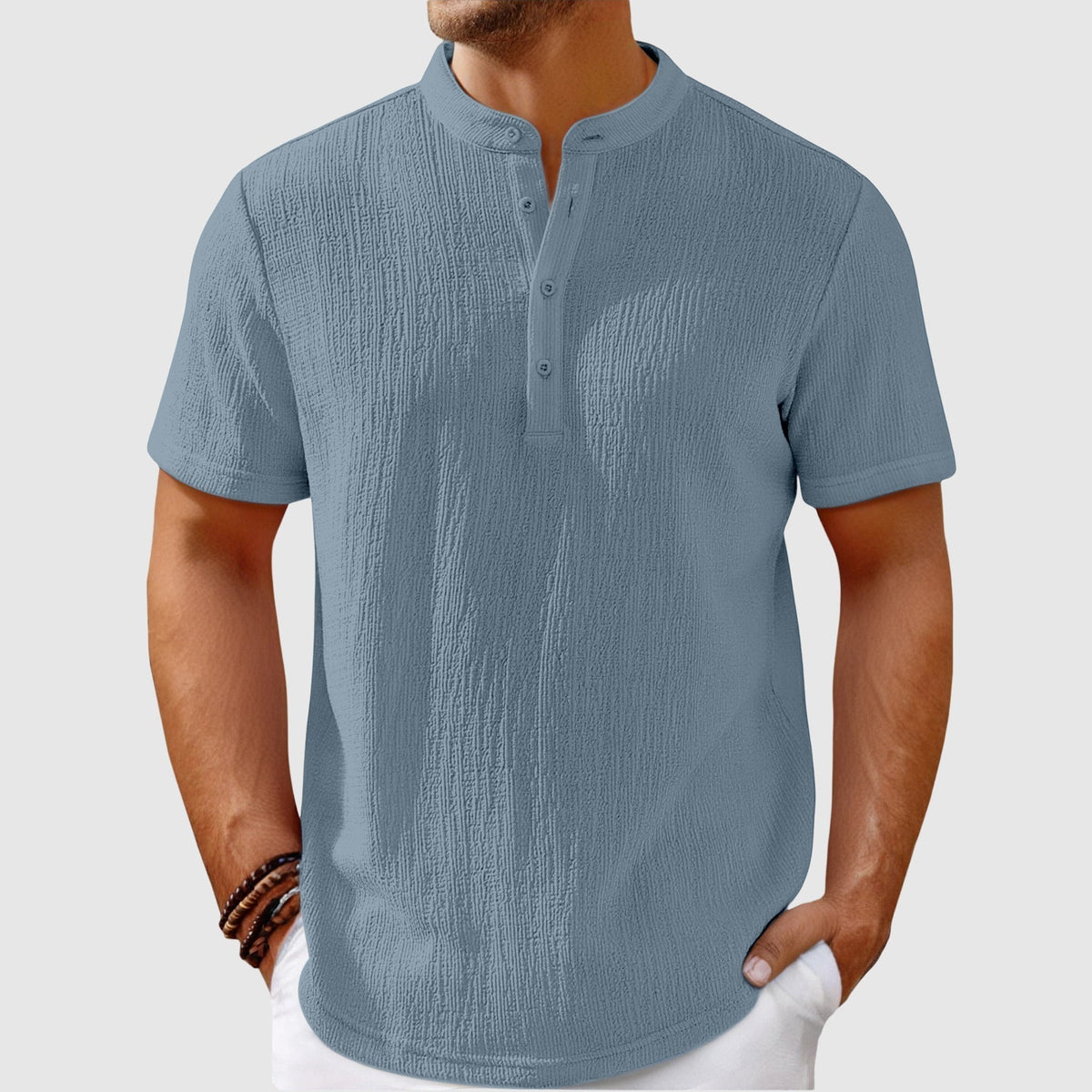 Bayside Linen Button-Up - Shirt