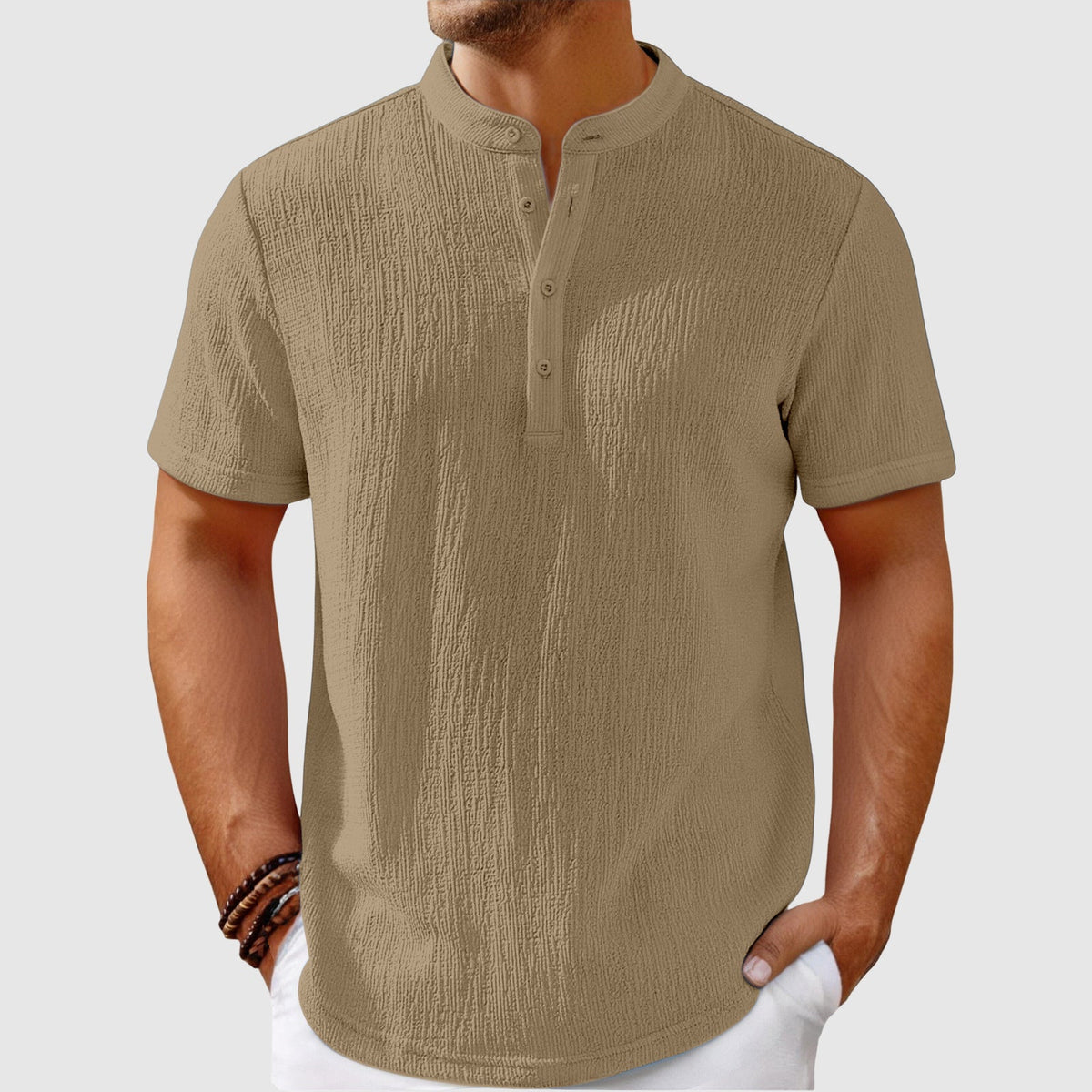 Bayside Linen Button-Up - Shirt