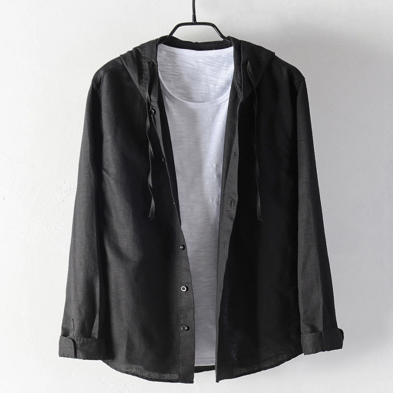 Hooded Linen - Shirt