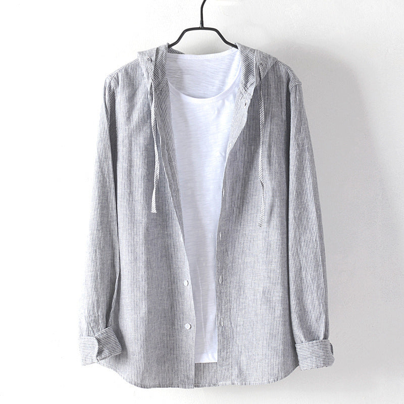 Hooded Linen - Shirt