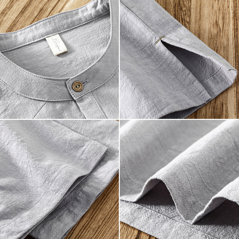 Linen Relaxed Button-Down - Shirt