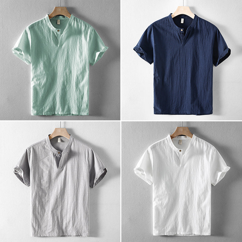 Linen Relaxed Button-Down - Shirt