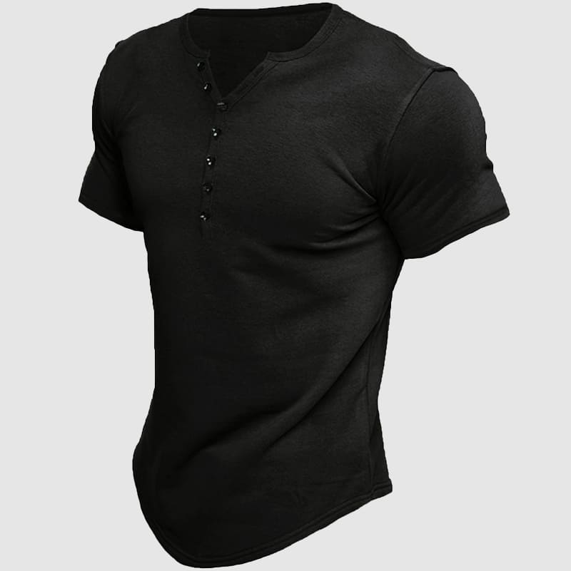 Havre Short Sleeve Henley - T-Shirt