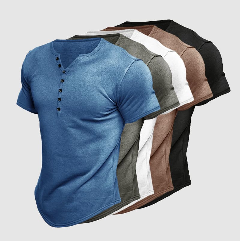 Havre Short Sleeve Henley - T-Shirt