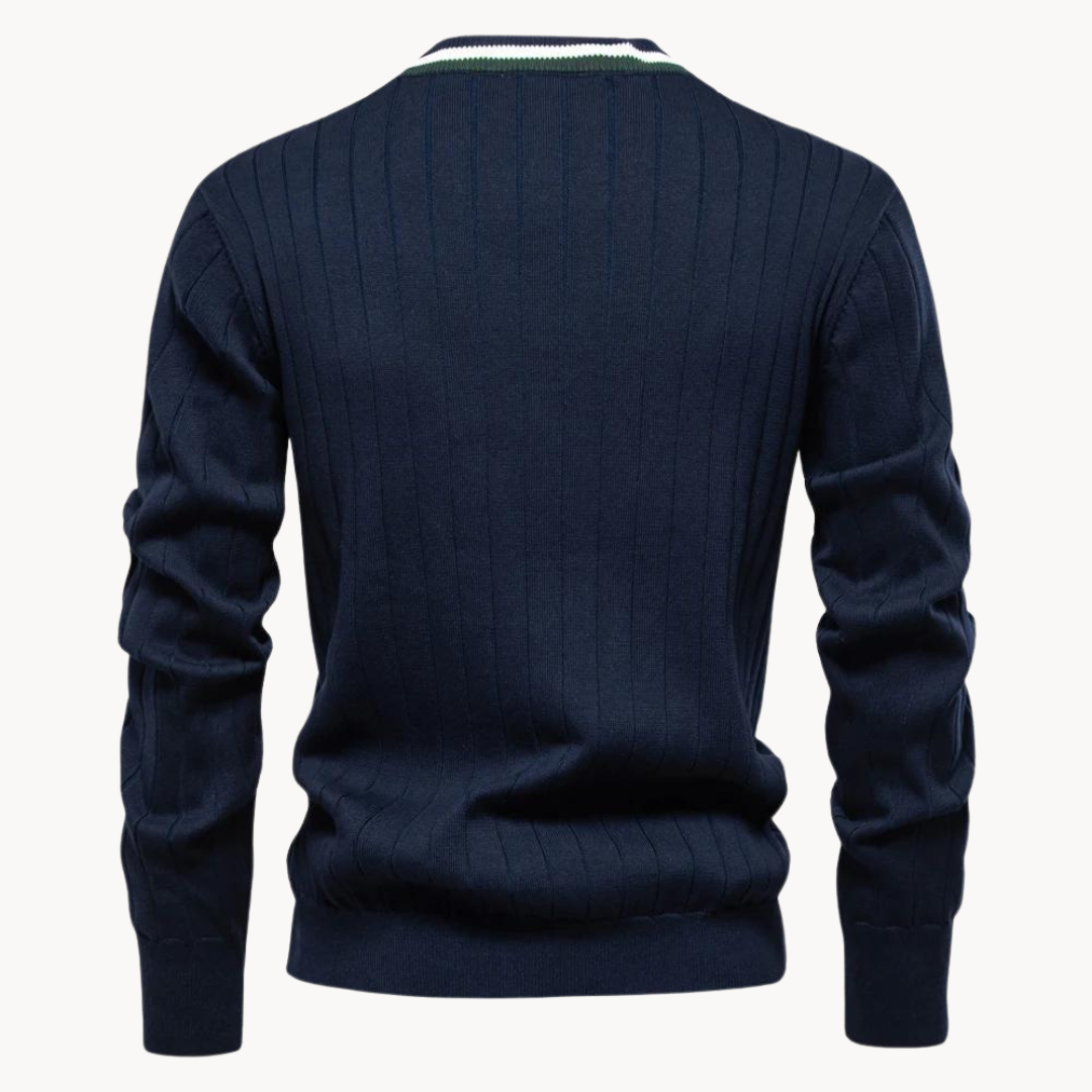 Karim Cotton Knit - Cardigan CASA LARO MEN