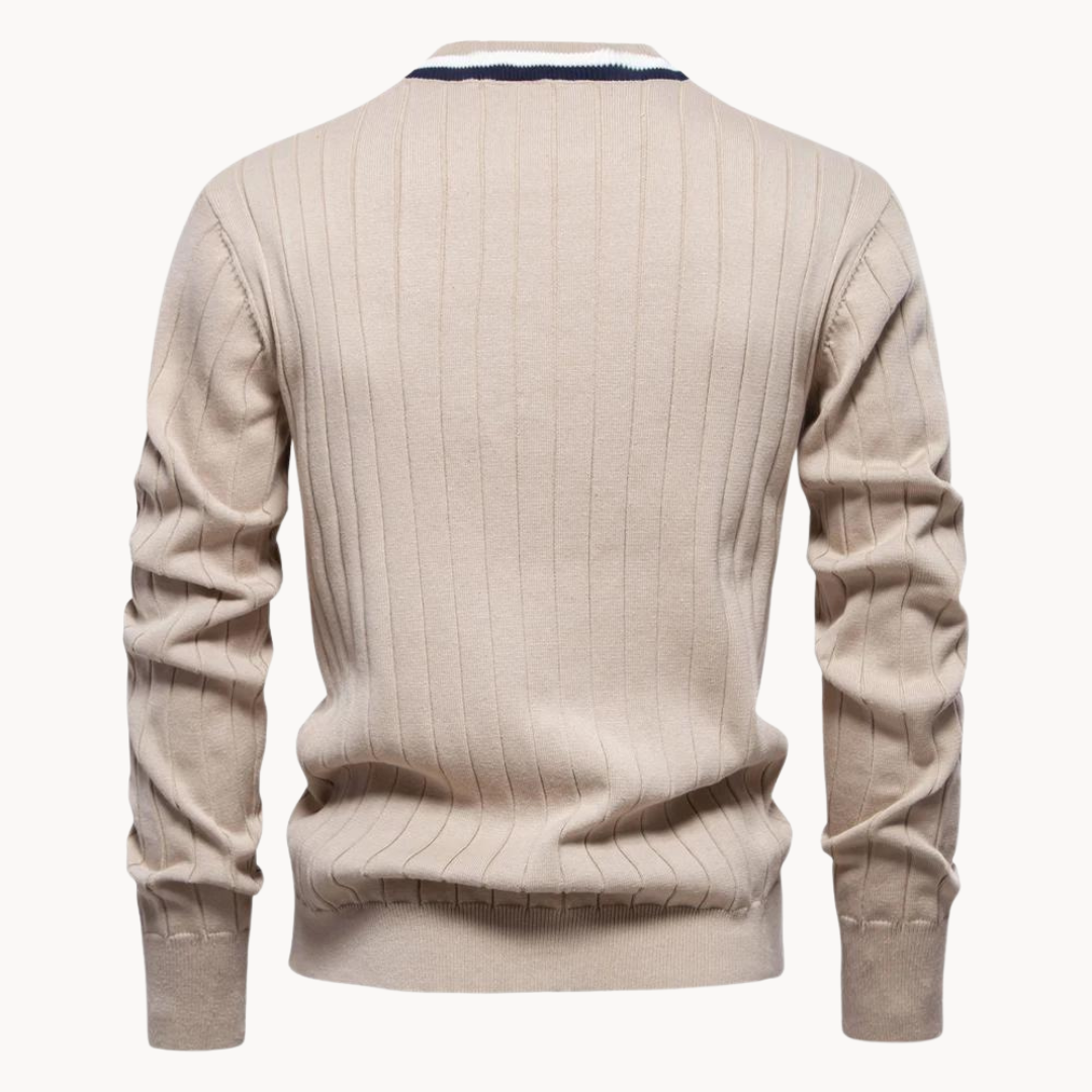 Karim Cotton Knit - Cardigan CASA LARO MEN