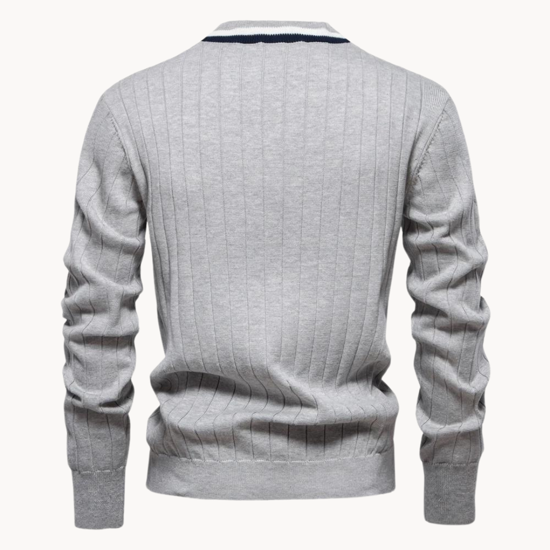 Karim Cotton Knit - Cardigan CASA LARO MEN