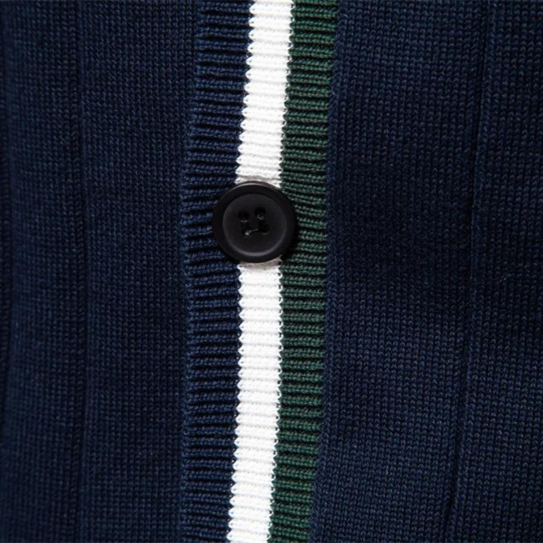 Karim Cotton Knit - Cardigan CASA LARO MEN