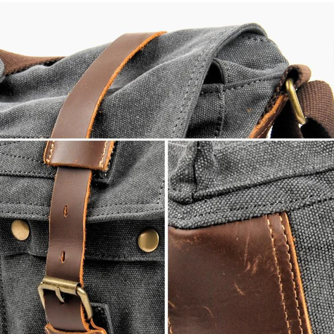 Kingsley Canvas & Leather - Duffle Bag CASA LARO