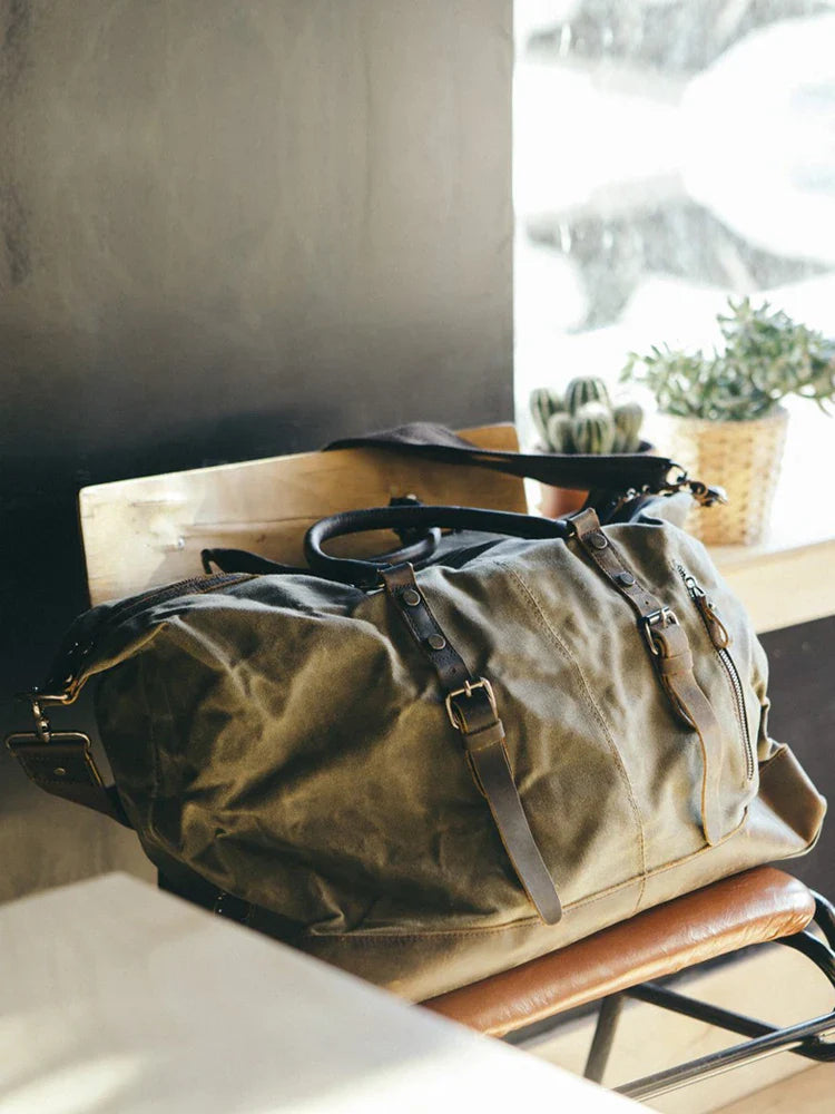 Kingsley Canvas & Leather - Duffle Bag CASA LARO
