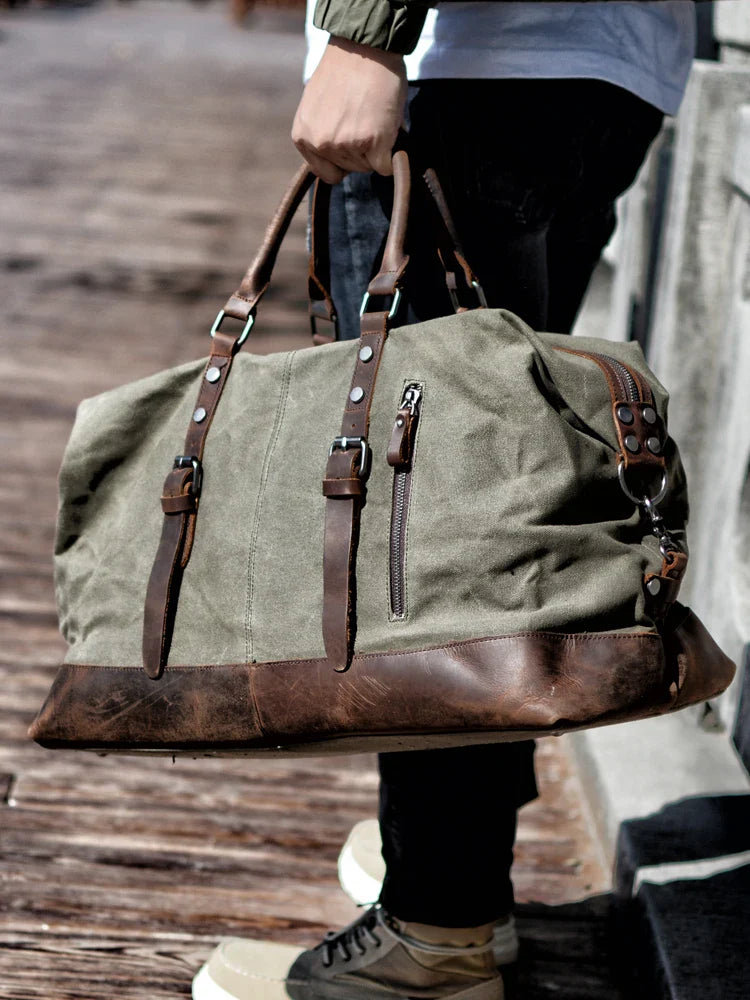 Kingsley Canvas & Leather - Duffle Bag CASA LARO