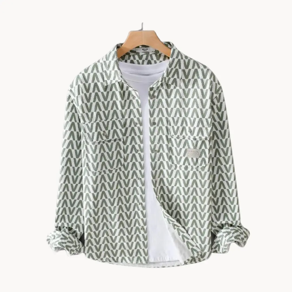 Kjell Cotton Button-Down - Shirt CASA LARO