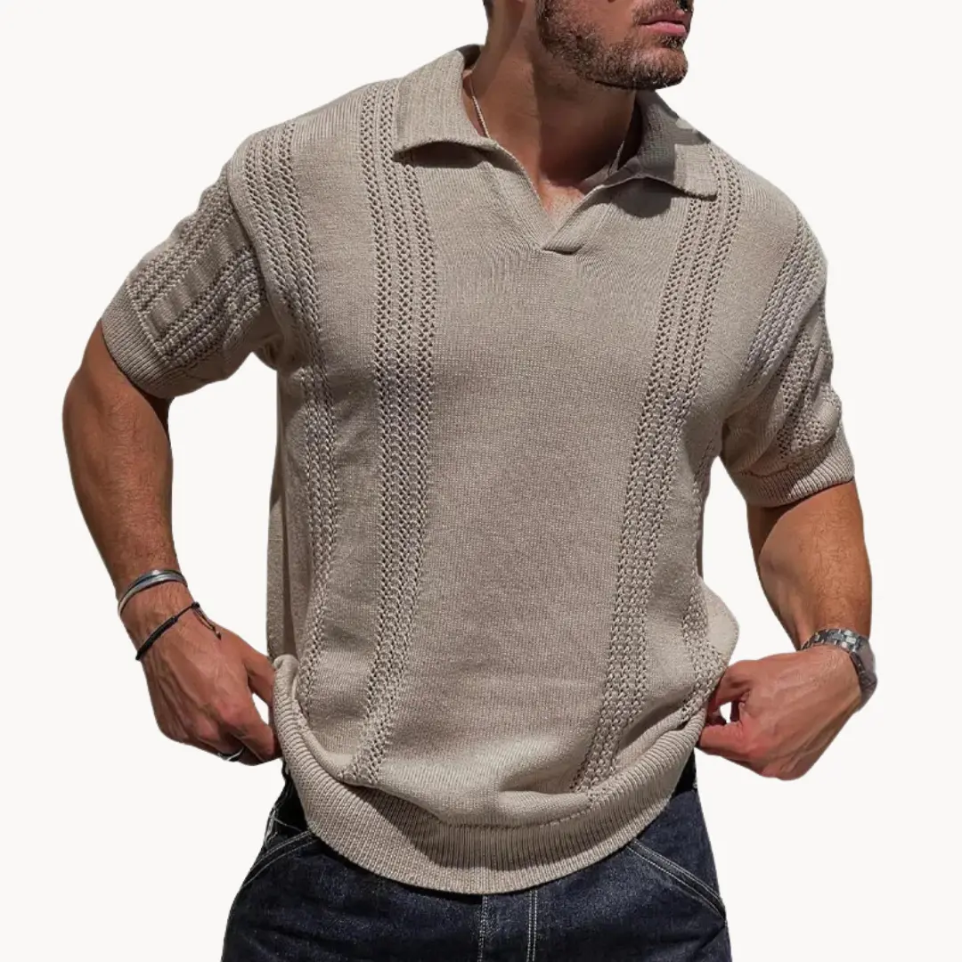 Knit Polo - Polo Shirt CASA LARO