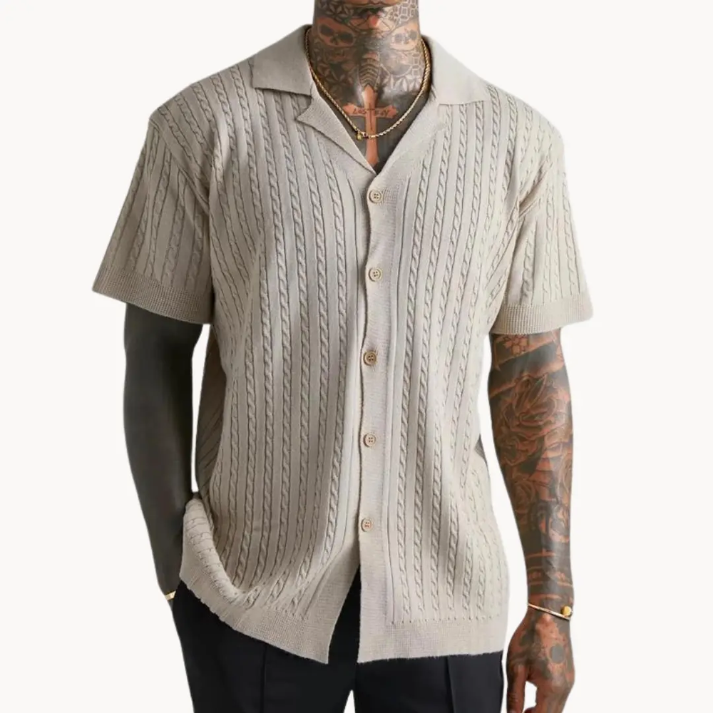 Knitted Polo - Polo Shirt CASA LARO