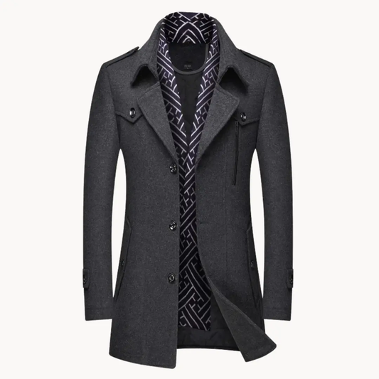 Knox Wool Overcoat - Coat CASA LARO