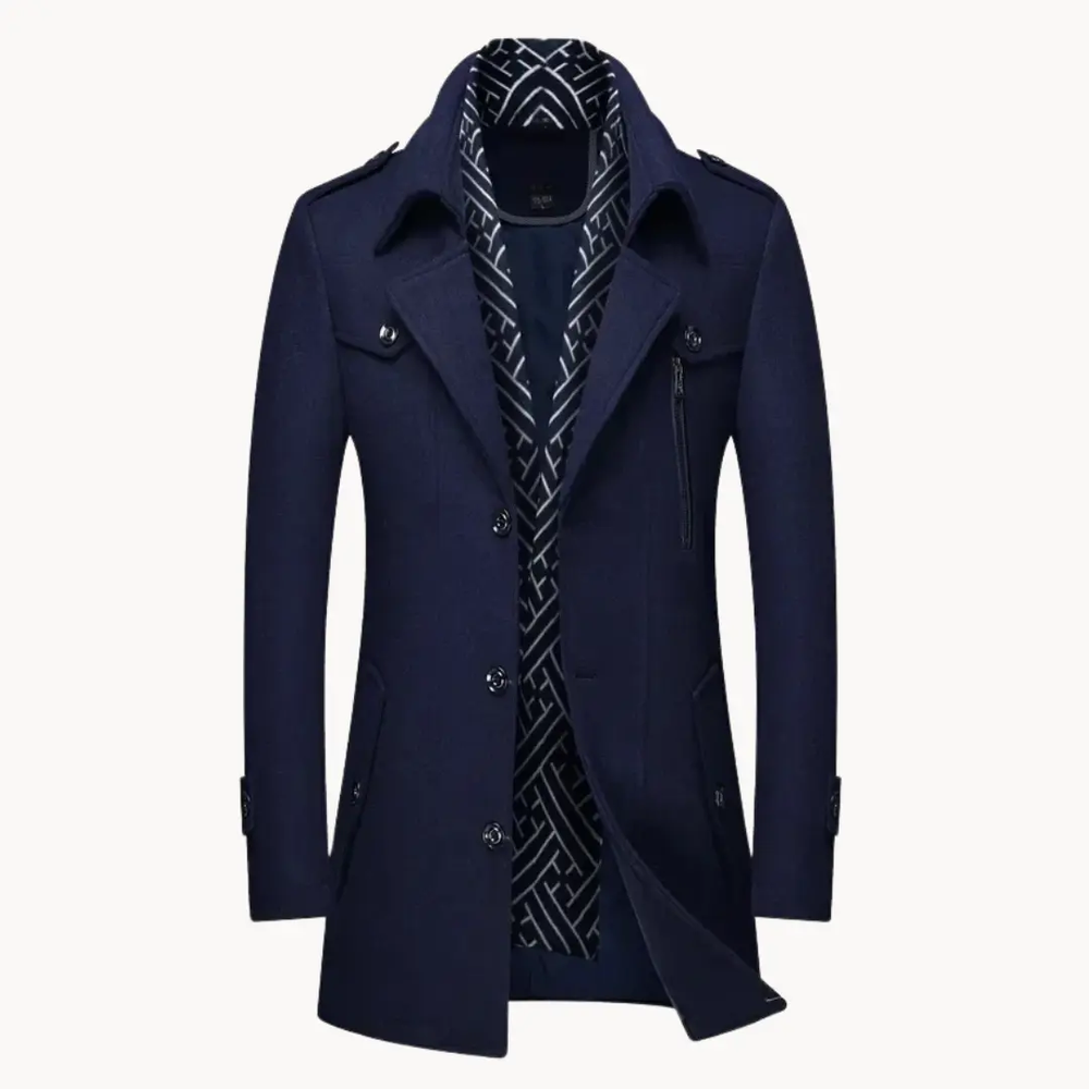 Knox Wool Overcoat - Coat CASA LARO