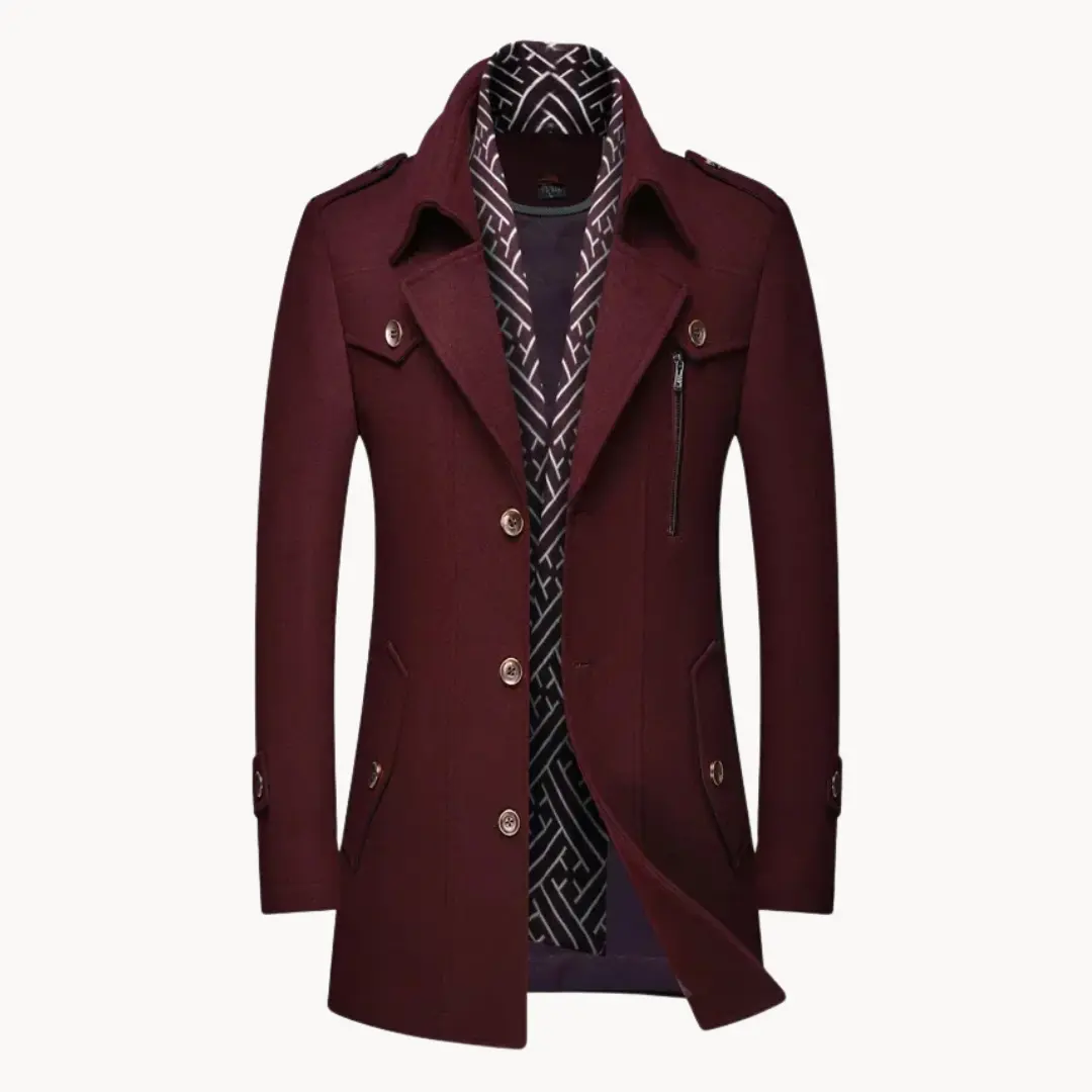 Knox Wool Overcoat - Coat CASA LARO