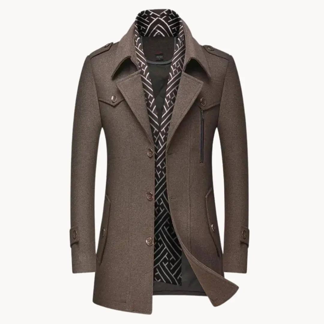 Knox Wool Overcoat - Coat CASA LARO