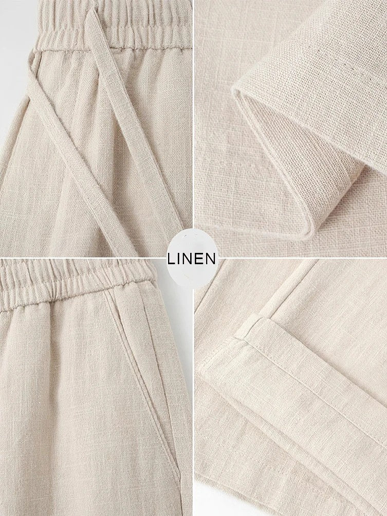 Kyoto Wide-Leg Drawstring - Pants CASA LARO MEN
