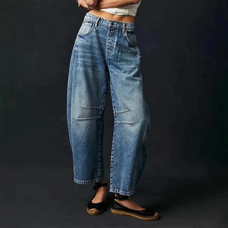 Wide-Leg Denim - Jeans