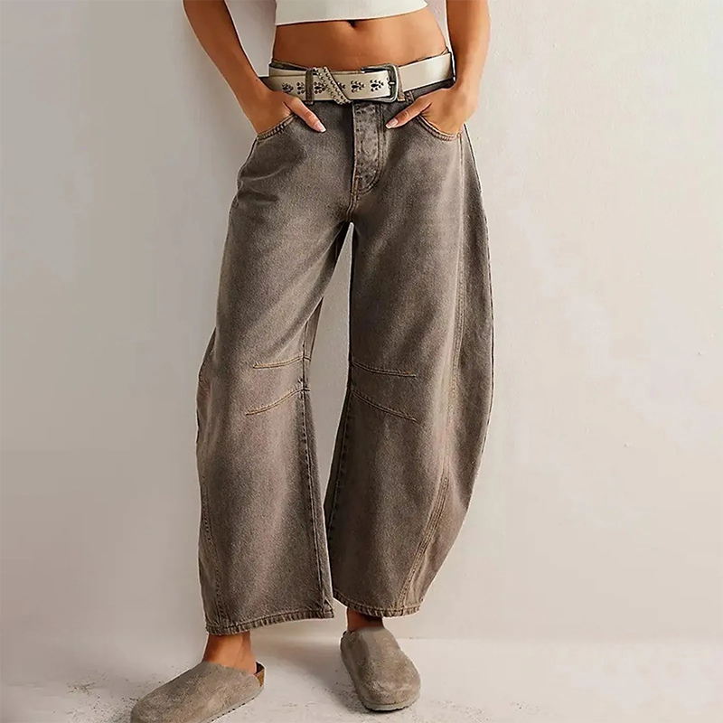 Wide-Leg Denim - Jeans