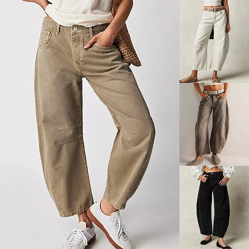 Wide-Leg Denim - Jeans