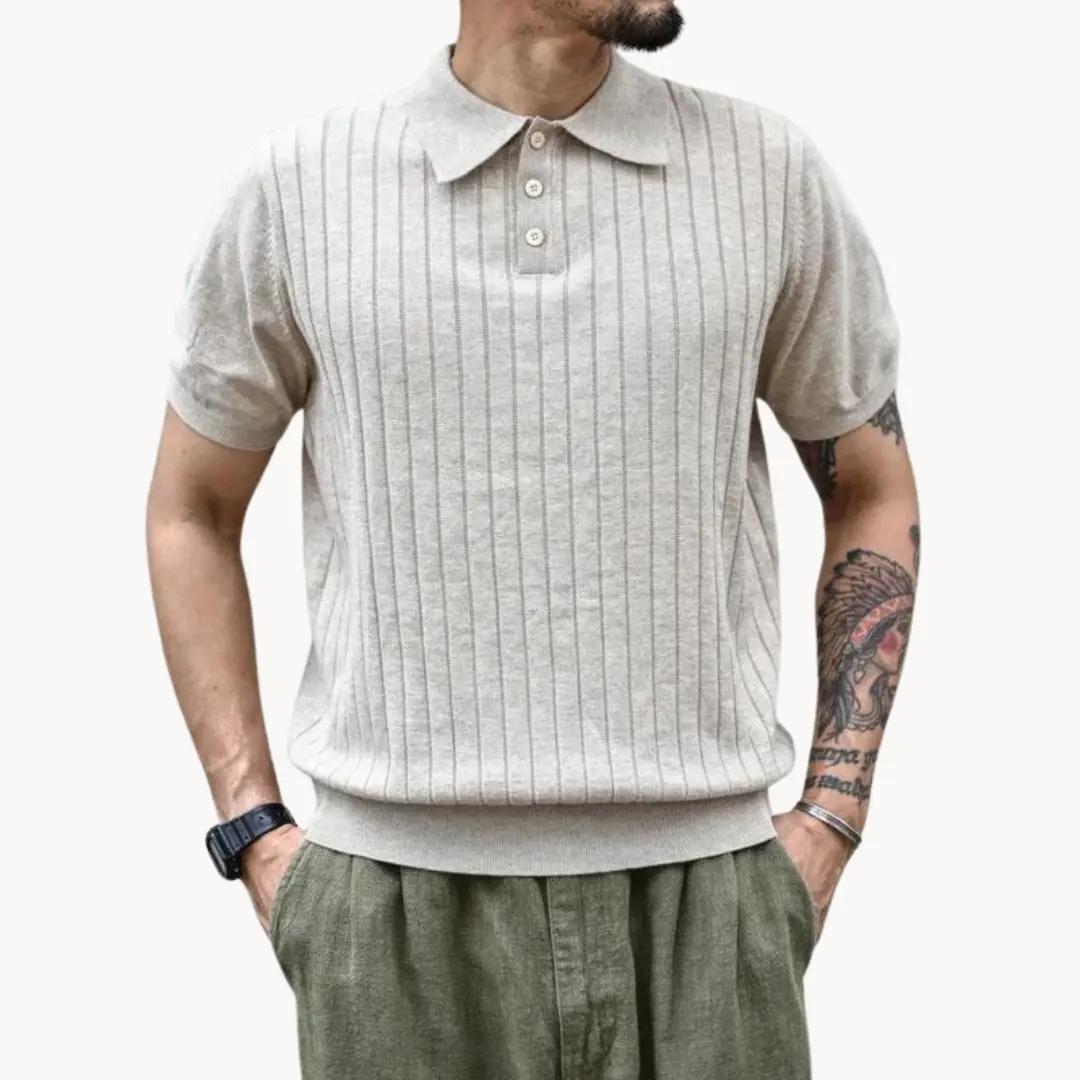 Langston Knit Polo - Polo Shirt CASA LARO