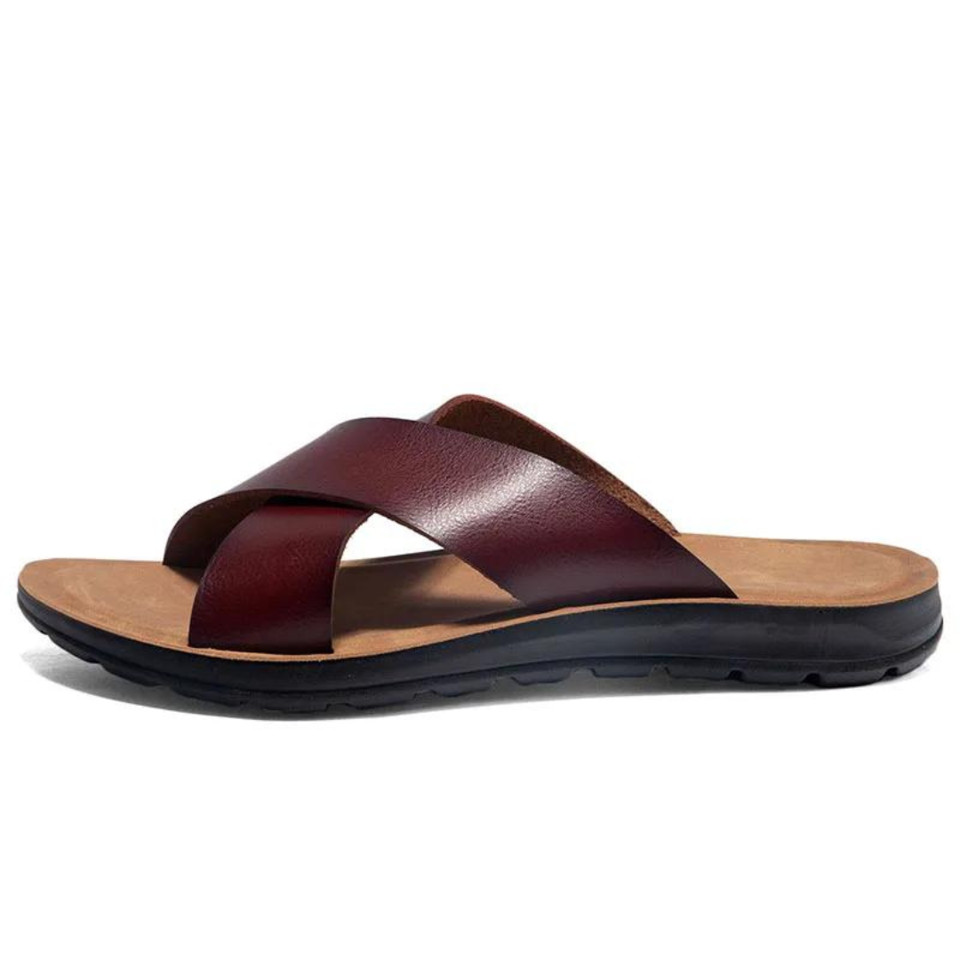 Leather Crossover - Sandal CASA LARO MEN