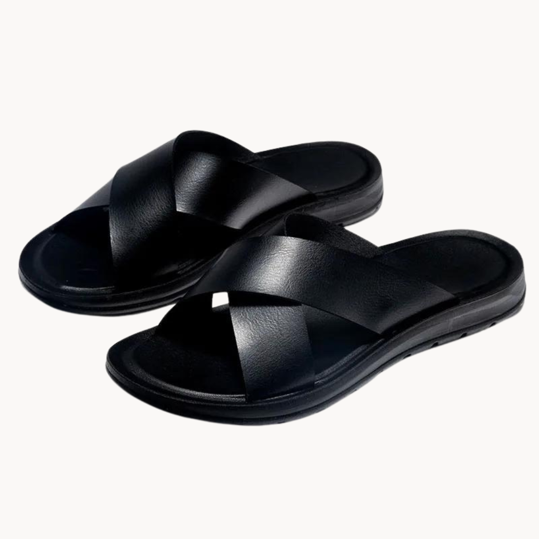 Leather Crossover - Sandal CASA LARO MEN