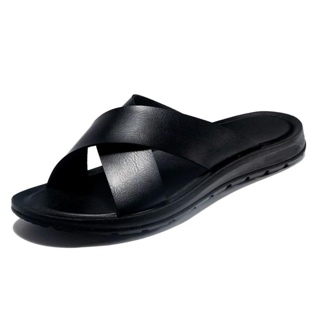 Leather Crossover - Sandal CASA LARO MEN