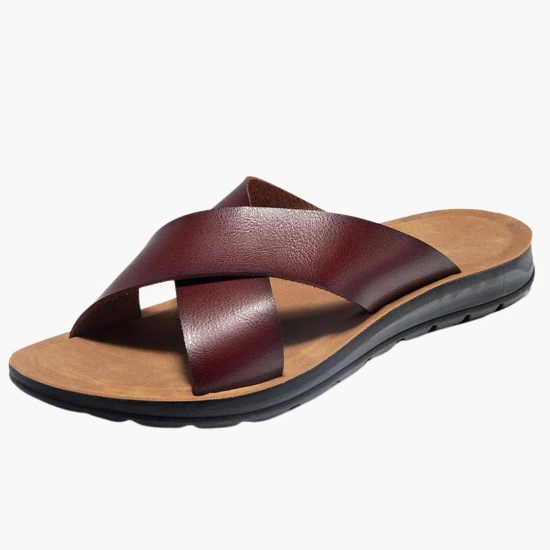 Leather Crossover - Sandal CASA LARO MEN