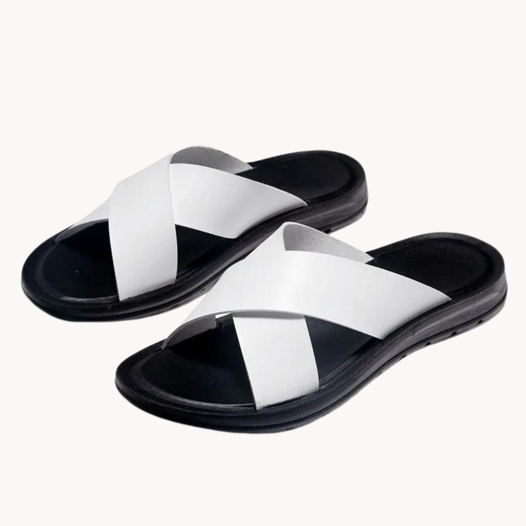 Leather Crossover - Sandal CASA LARO MEN
