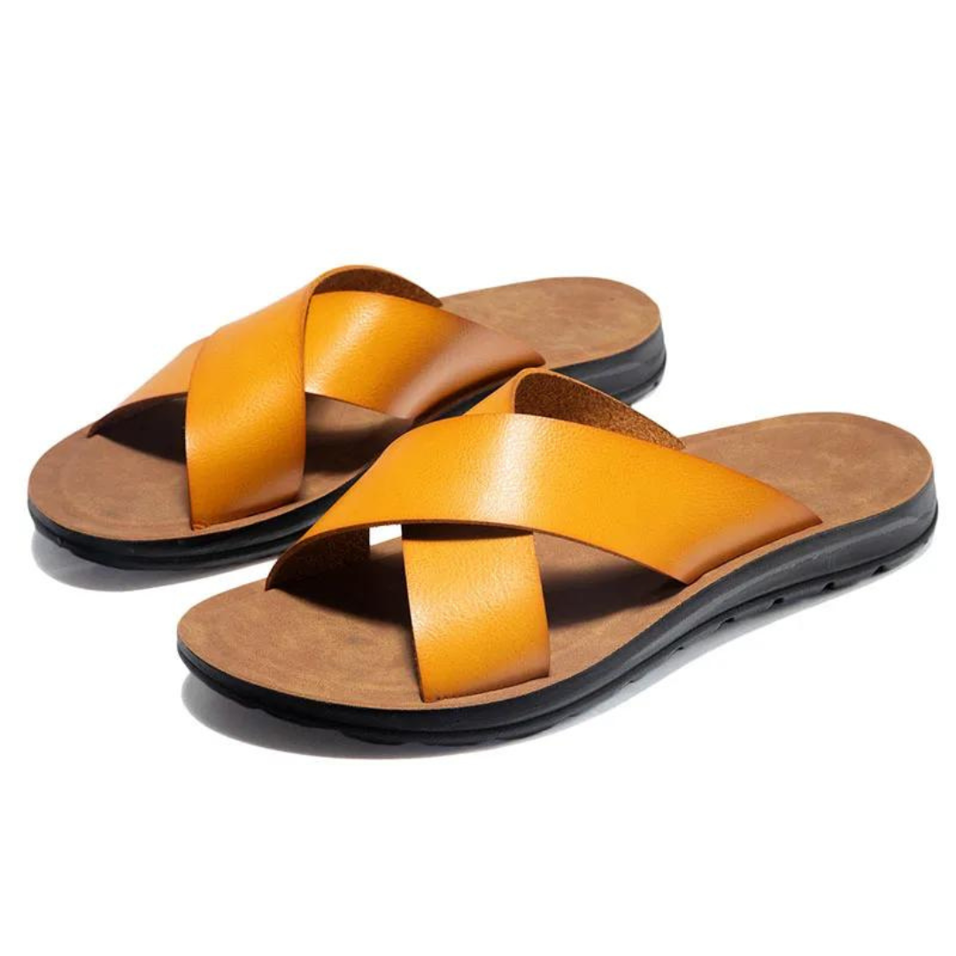 Leather Crossover - Sandal CASA LARO MEN
