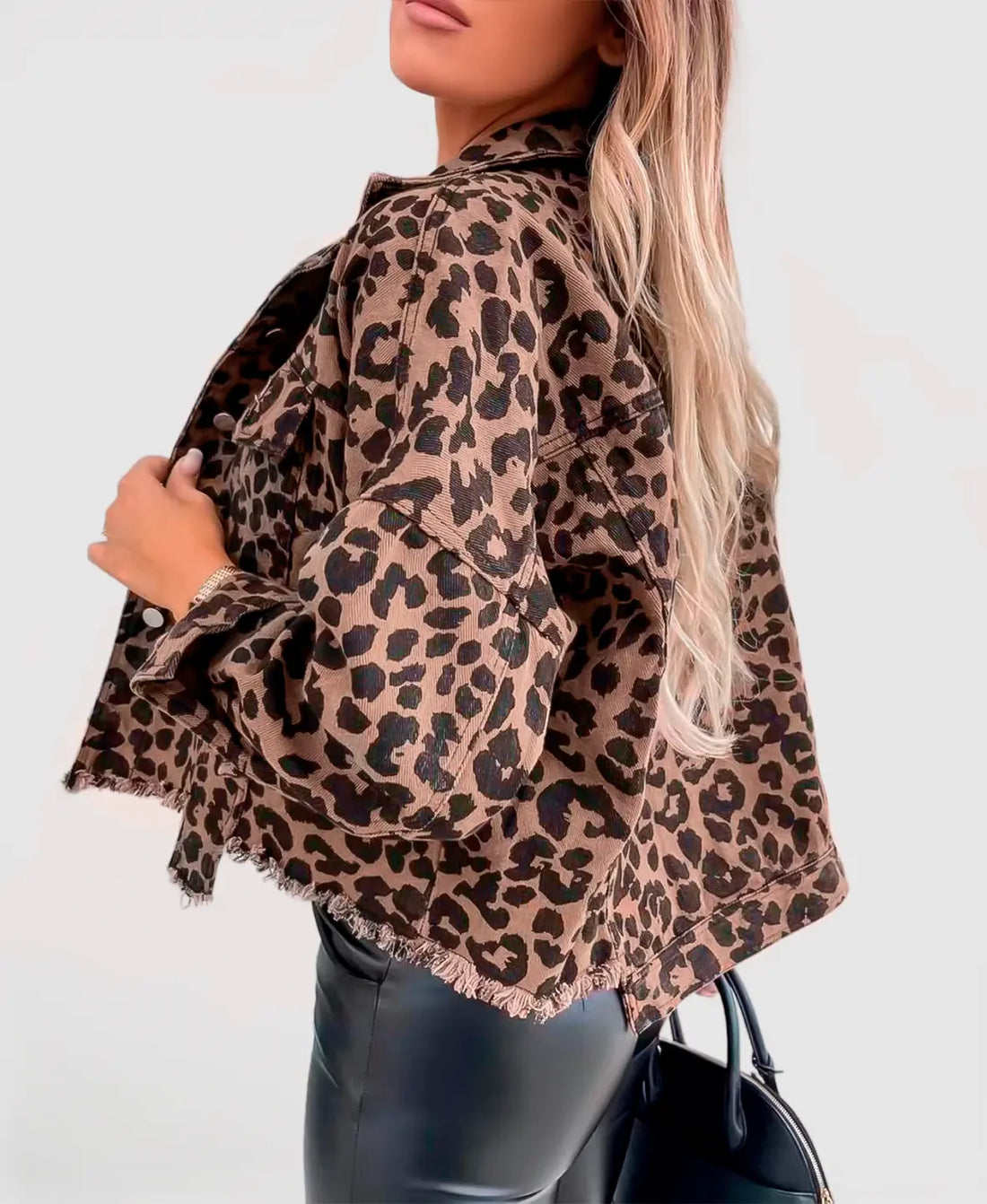 Leopard Print Faux-Fur - Jacket