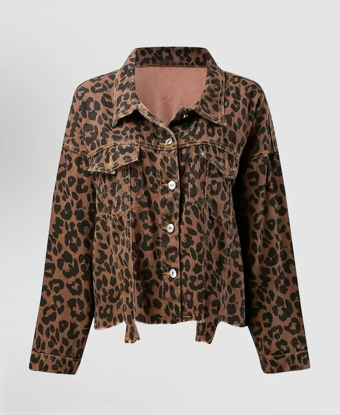 Leopard Print Faux-Fur - Jacket