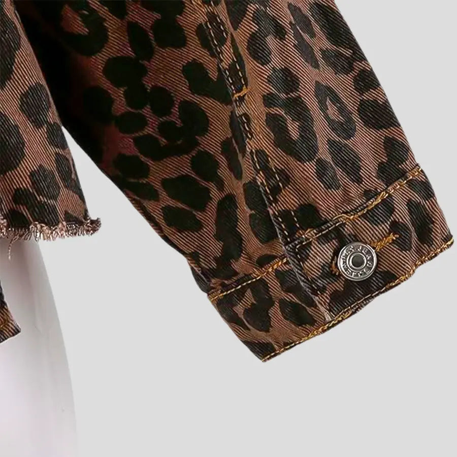 Leopard Print Faux-Fur - Jacket