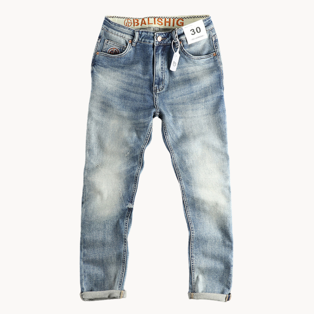 Light Blue Washed Denim - Jeans CASA LARO MEN